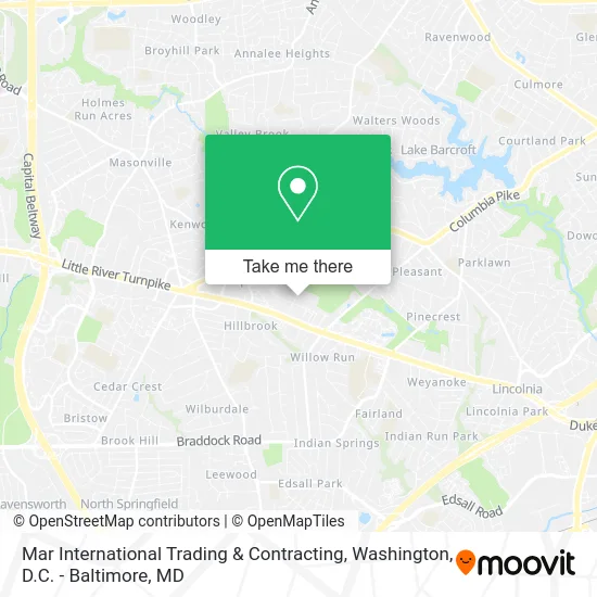 Mar International Trading & Contracting map