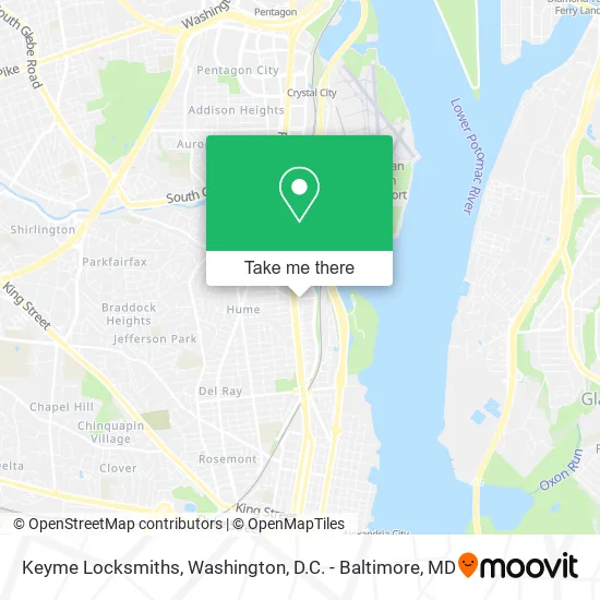 Keyme Locksmiths map