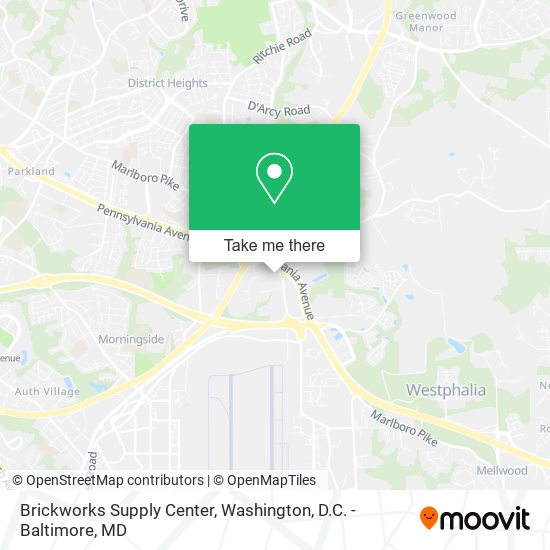 Brickworks Supply Center map