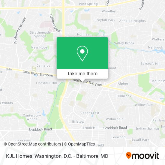 KJL Homes map