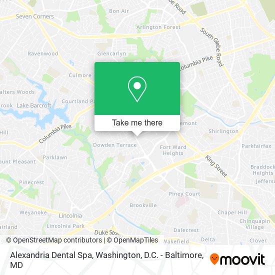 Mapa de Alexandria Dental Spa