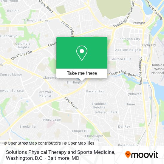 Mapa de Solutions Physical Therapy and Sports Medicine