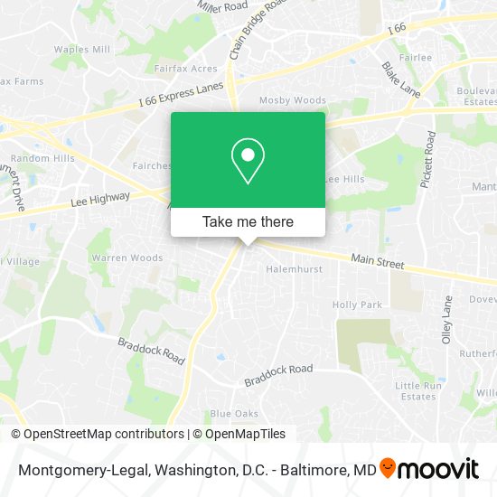 Mapa de Montgomery-Legal