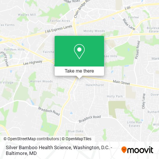 Mapa de Silver Bamboo Health Science