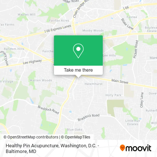 Healthy Pin Acupuncture map