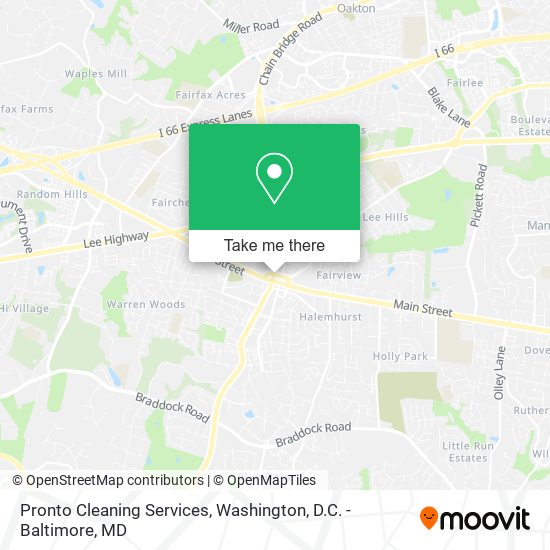 Pronto Cleaning Services map