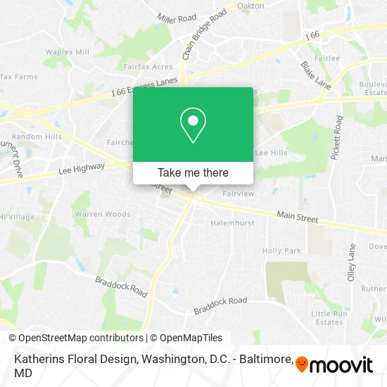 Katherins Floral Design map