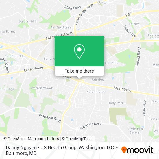 Mapa de Danny Nguyen - US Health Group