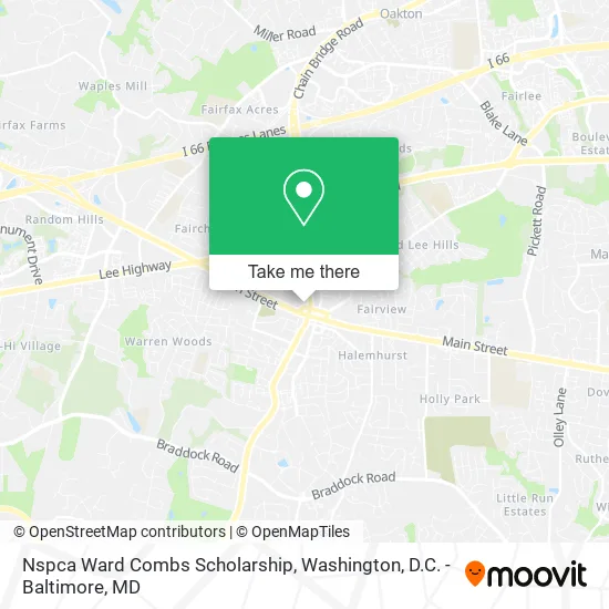 Mapa de Nspca Ward Combs Scholarship