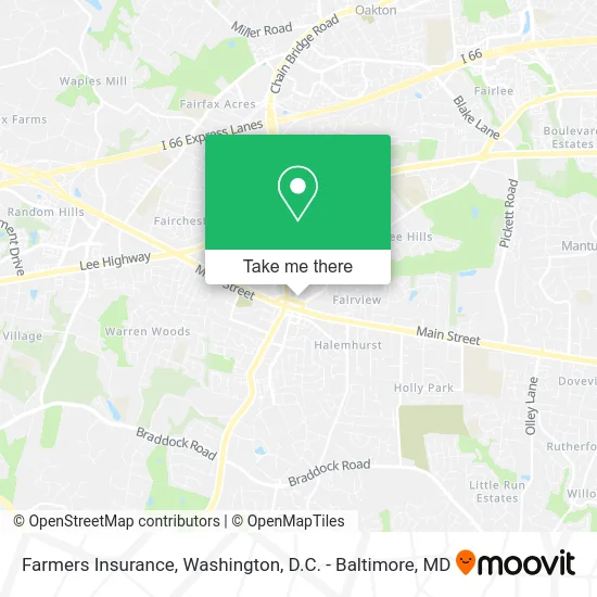 Farmers Insurance map