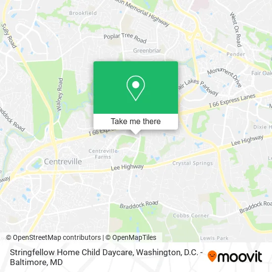 Stringfellow Home Child Daycare map