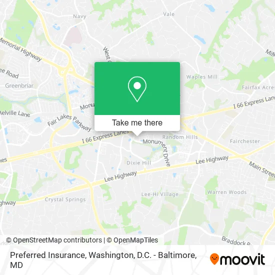 Preferred Insurance map