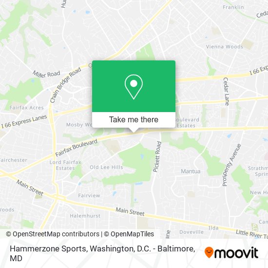 Hammerzone Sports map