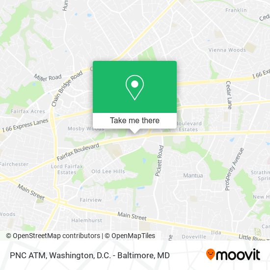 PNC ATM map