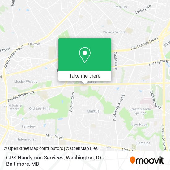 GPS Handyman Services map