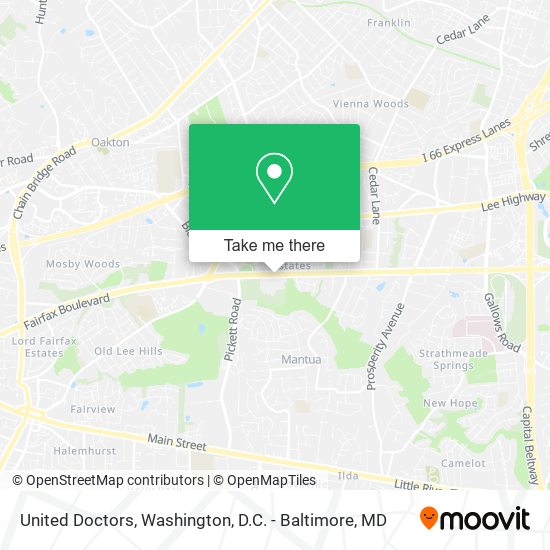 United Doctors map