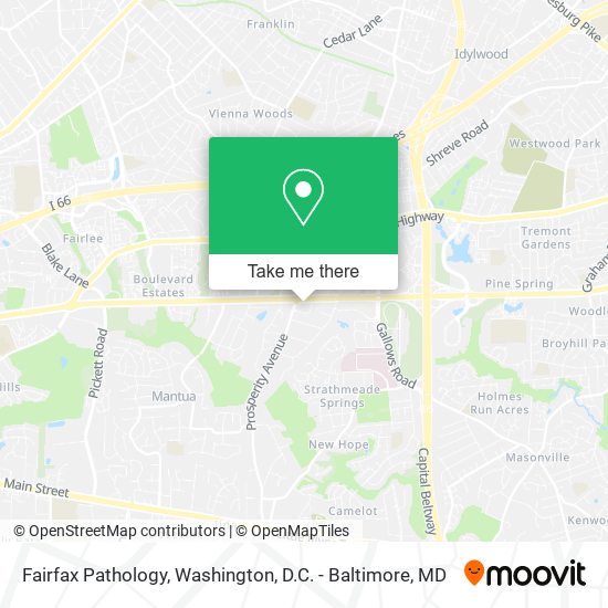 Mapa de Fairfax Pathology