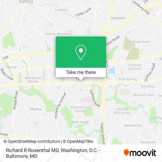 Mapa de Richard R Rosenthal MD