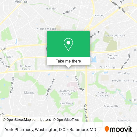 York Pharmacy map