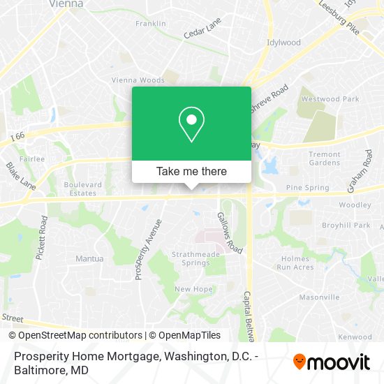 Prosperity Home Mortgage map