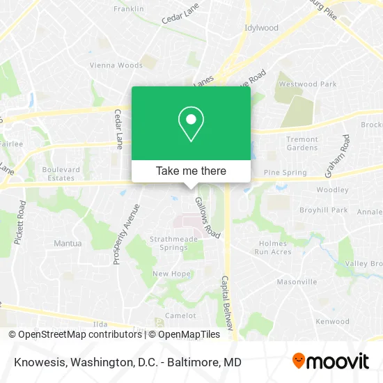 Knowesis map