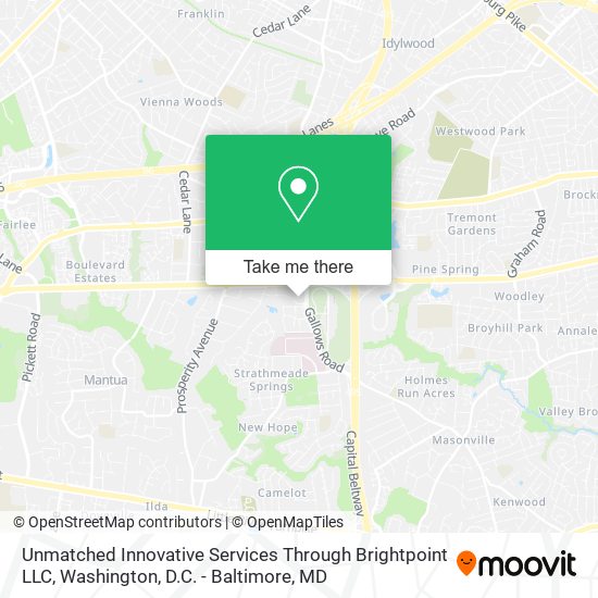 Mapa de Unmatched Innovative Services Through Brightpoint LLC