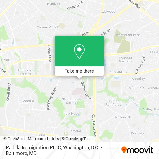 Padilla Immigration PLLC map