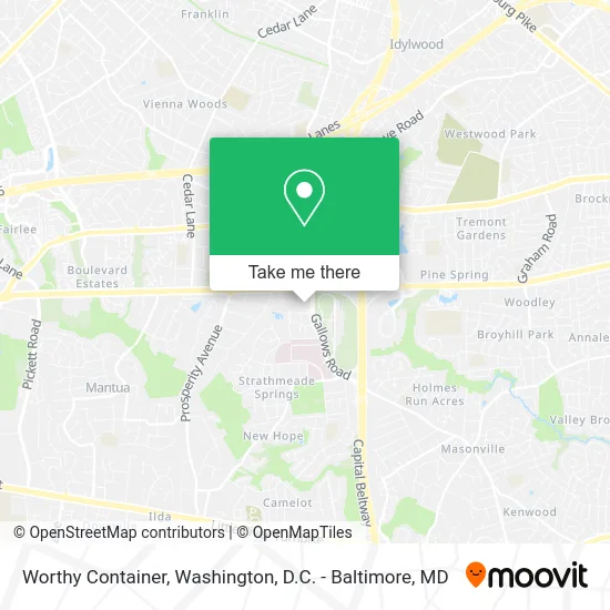 Worthy Container map