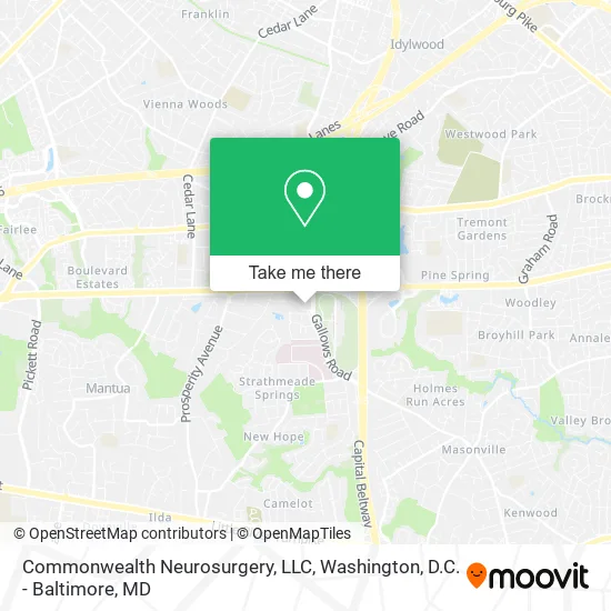 Commonwealth Neurosurgery, LLC map