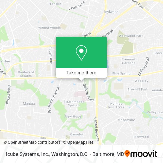 Icube Systems, Inc. map