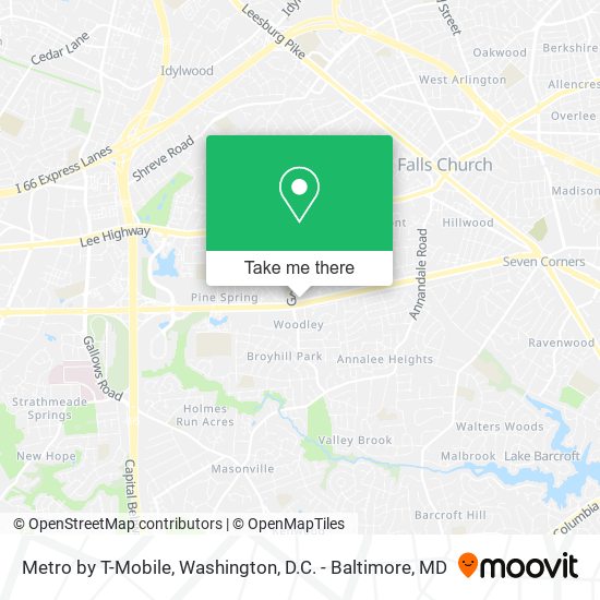 Metro by T-Mobile map