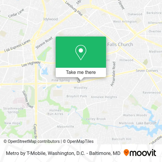 Metro by T-Mobile map