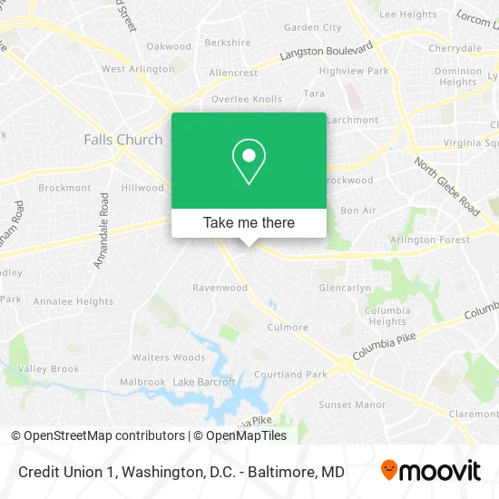 Credit Union 1 map