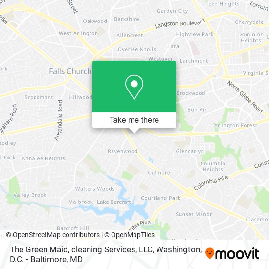 Mapa de The Green Maid, cleaning Services, LLC