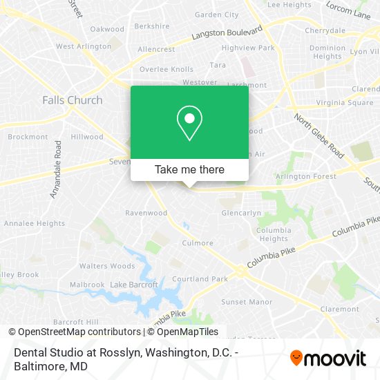 Dental Studio at Rosslyn map