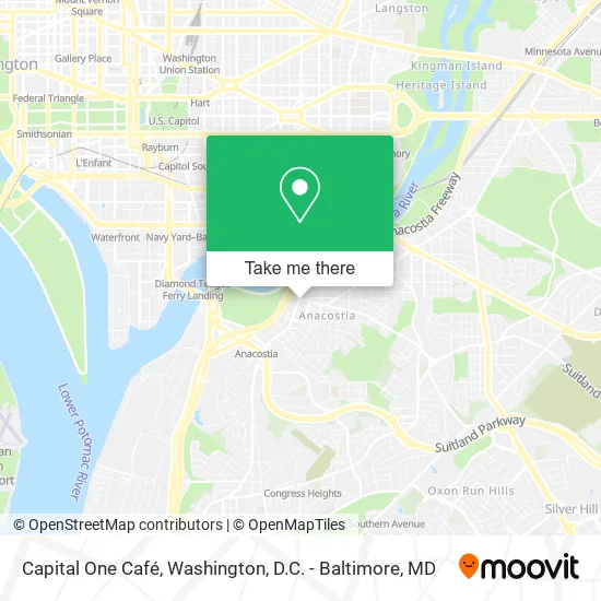 Mapa de Capital One Café