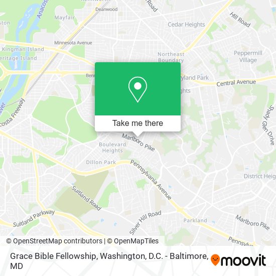 Grace Bible Fellowship map