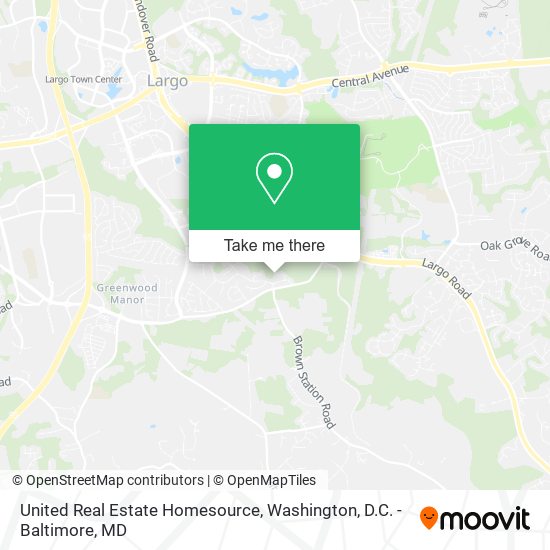 United Real Estate Homesource map