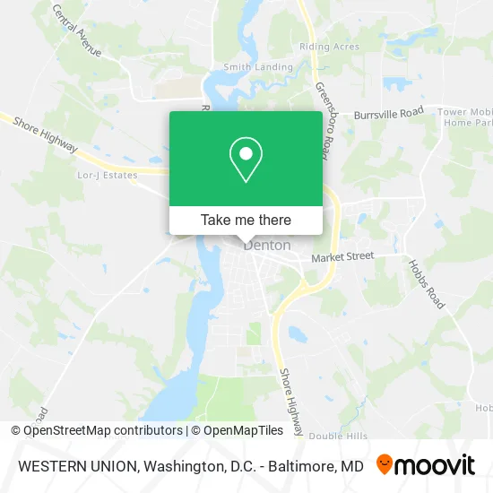 WESTERN UNION map