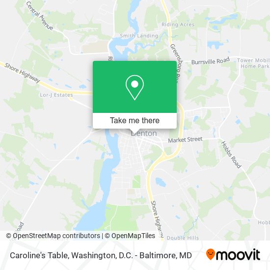 Mapa de Caroline's Table