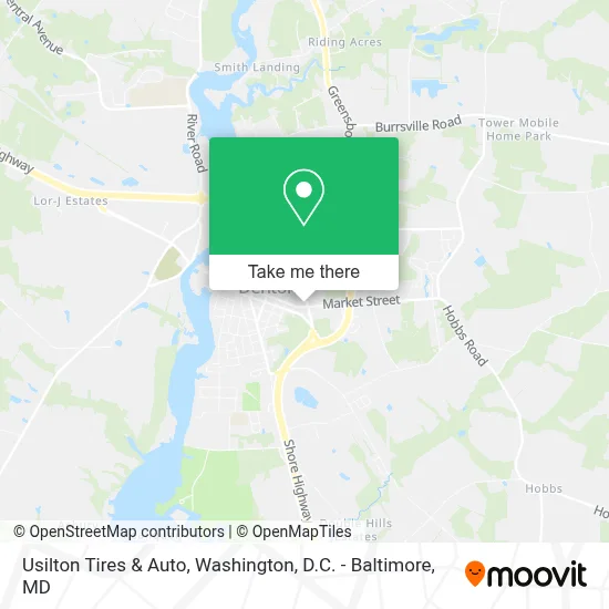 Usilton Tires & Auto map
