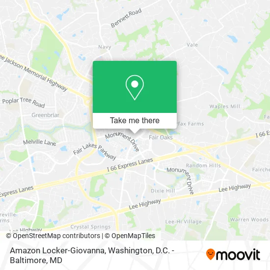 Amazon Locker-Giovanna map