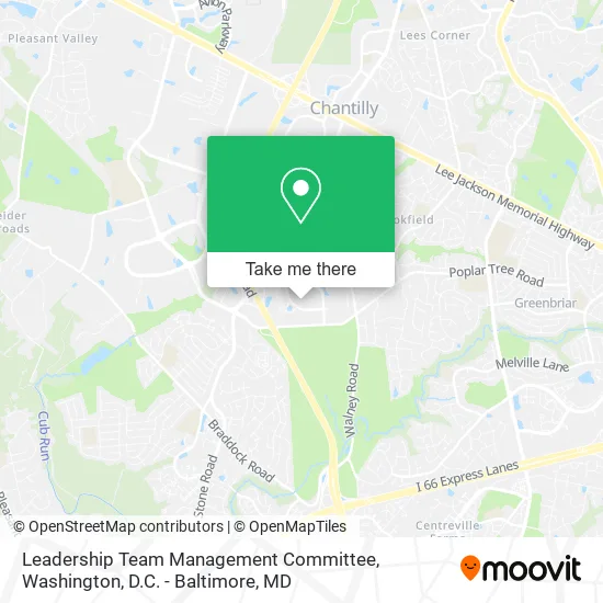 Leadership Team Management Committee map