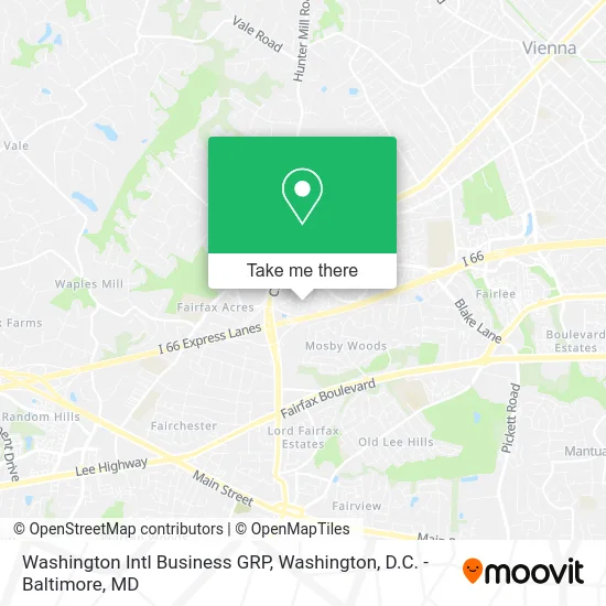 Washington Intl Business GRP map