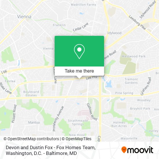 Mapa de Devon and Dustin Fox - Fox Homes Team