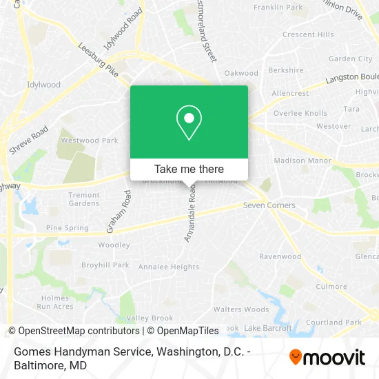 Gomes Handyman Service map