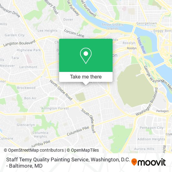 Mapa de Staff Temy Quality Painting Service