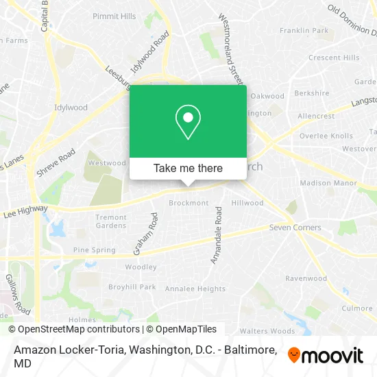 Amazon Locker-Toria map