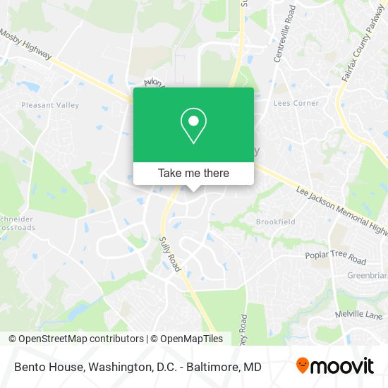 Bento House map