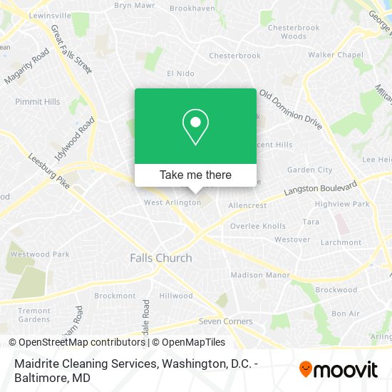 Mapa de Maidrite Cleaning Services
